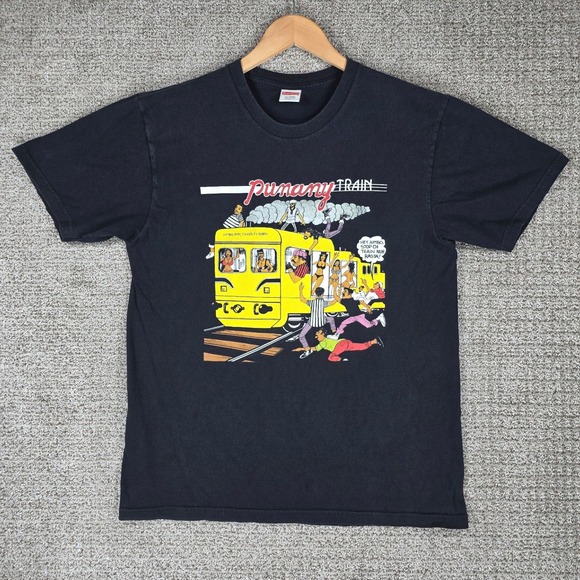 Supreme Other - Supreme‎ Limonious Punany Train Tee Black Mens Large Graphic T-Shirt L